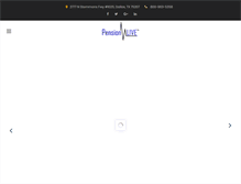 Tablet Screenshot of pensionlive.com